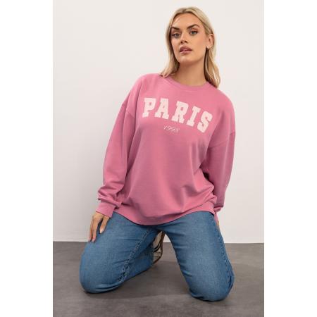 Yours Roze 'Paris' Sweatshirt Size 66-68