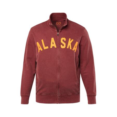 JP1880 JP1880 Sweatvest geel / bloedrood