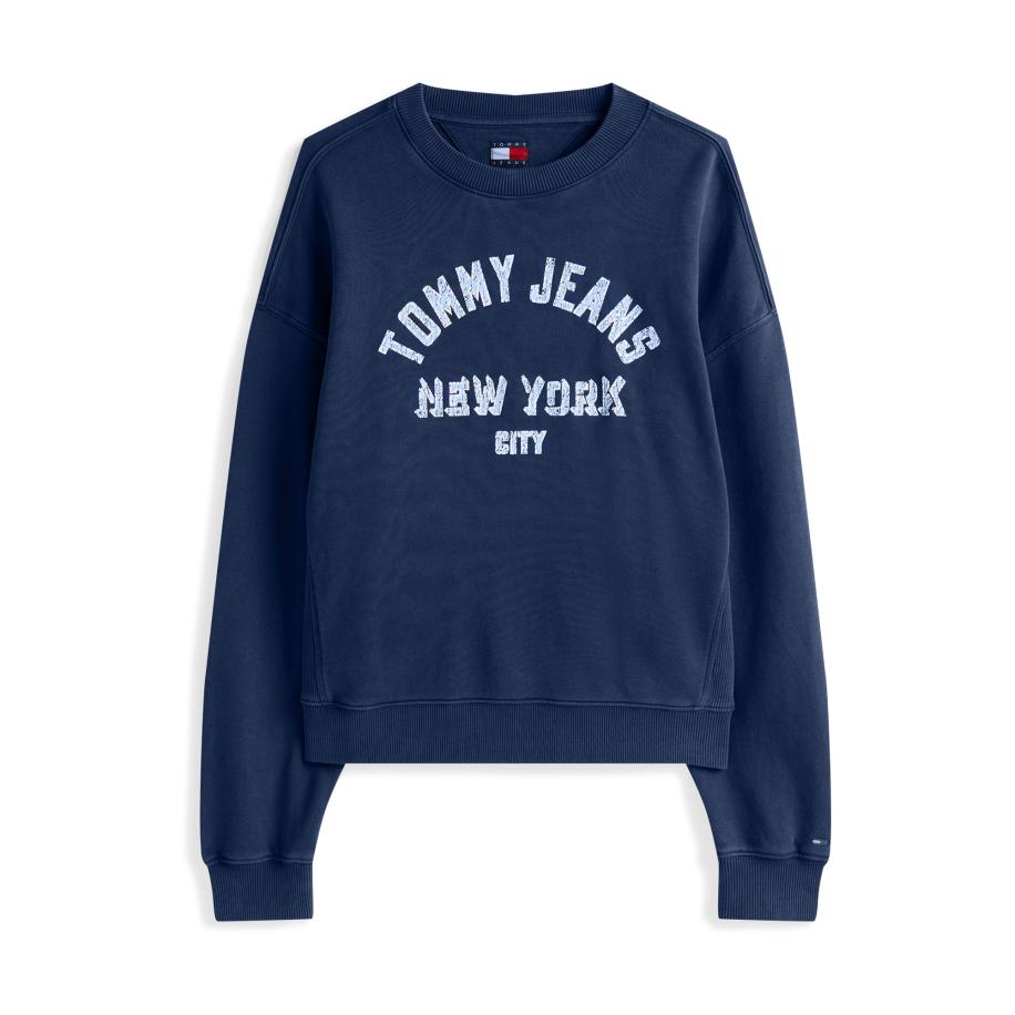 Tommy Jeans Tommy Jeans Sweatshirt navy / pastelblauw / wit -