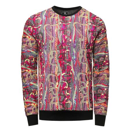 Rusty Neal Rusty Neal Sweatshirt gemengde kleuren / pink