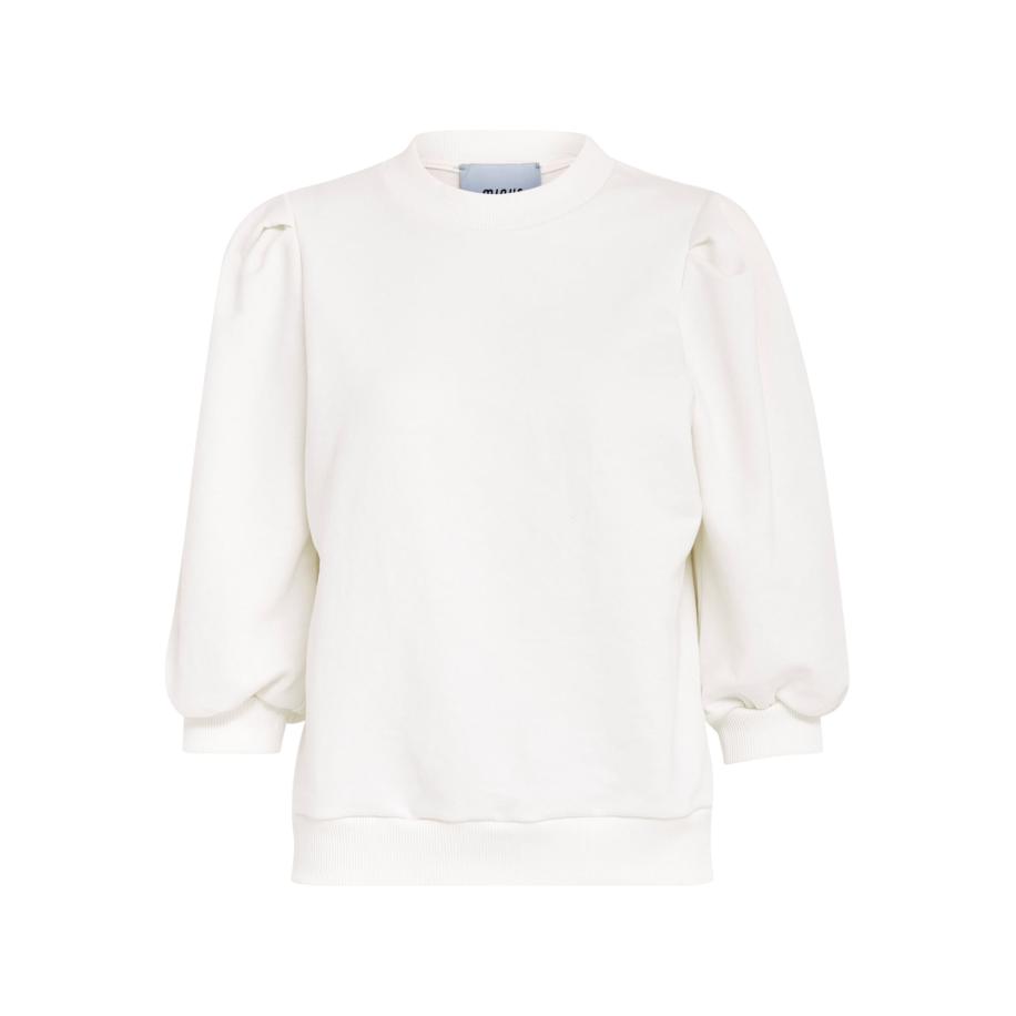 Minus minus Sweatshirt Mika wit -