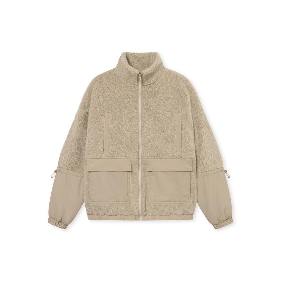 Johnny Urban Johnny Urban Fleece jas Carson beige -
