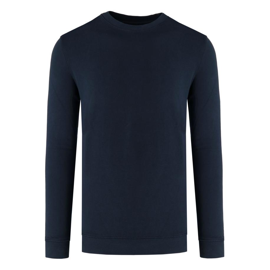 Marvelis Casual Sweatshirt ronde hals nachtblauw, Effen Blauw
