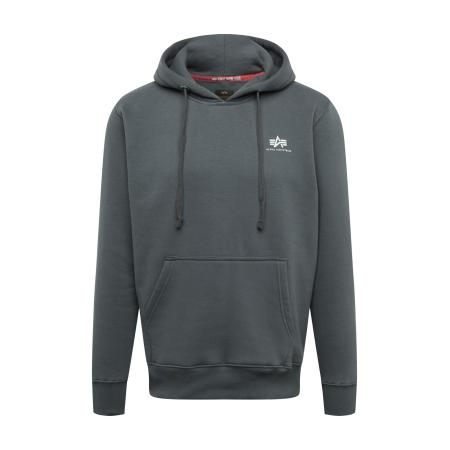 ALPHA INDUSTRIES Sweatshirt donkergrijs / wit