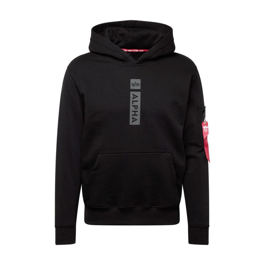 Alpha Industries ALPHA INDUSTRIES Sweatshirt grijs / rood / zwart / wit -