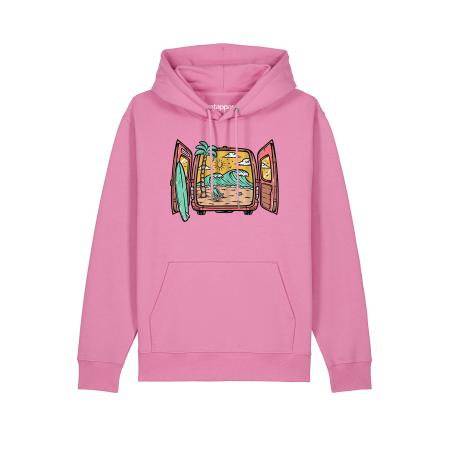 Watapparel Watapparel Sweatshirt Surf And Beach turquoise / rosa / zwart / wit