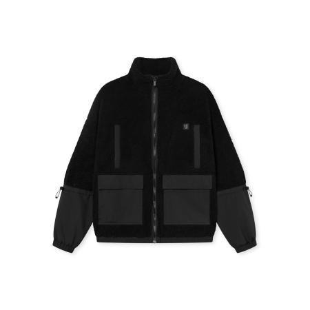 Johnny Urban Johnny Urban Fleece jas Carson zwart