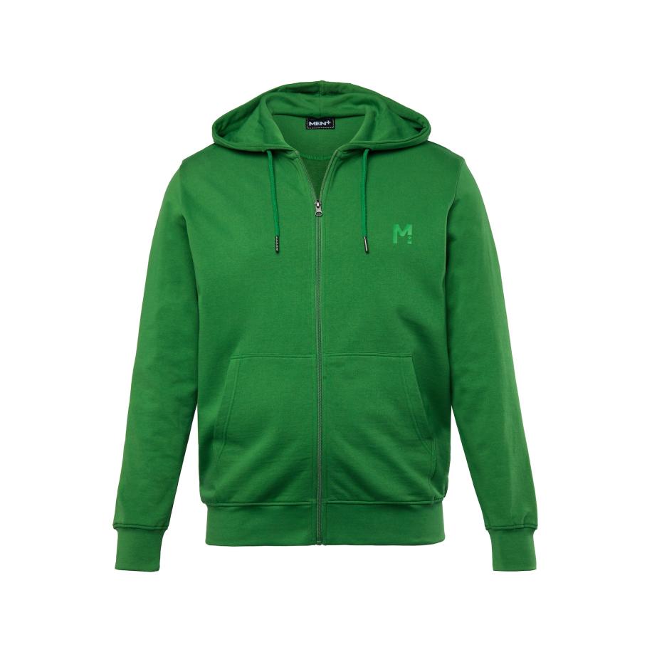 men plus Men Plus Sweatvest lichtgroen -