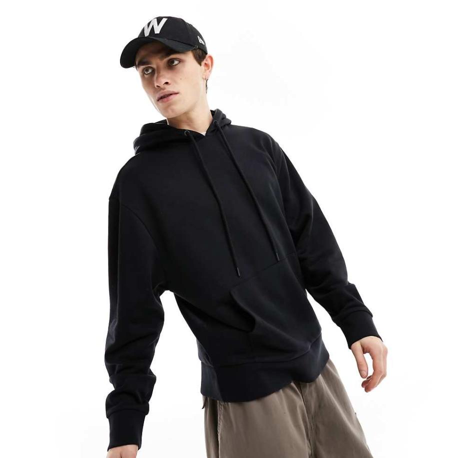 COLLUSION - Hoodie in zwart Zwart