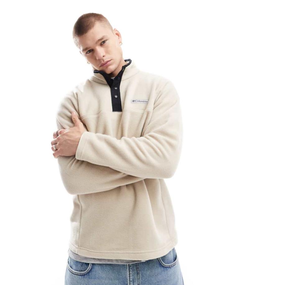 Columbia - Steens Mountain II - Fleece met drukknopen in crème-Bruin Bruin