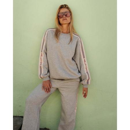 Alix The Label Ladies Knitted Stripe Tape Sweater