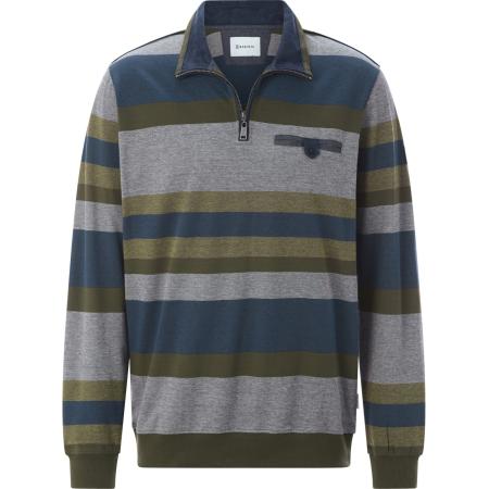 BABISTA BABISTA Sweatshirt Wemar navy / grijs gemêleerd / olijfgroen