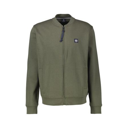 Lerros LERROS Sweatvest olijfgroen