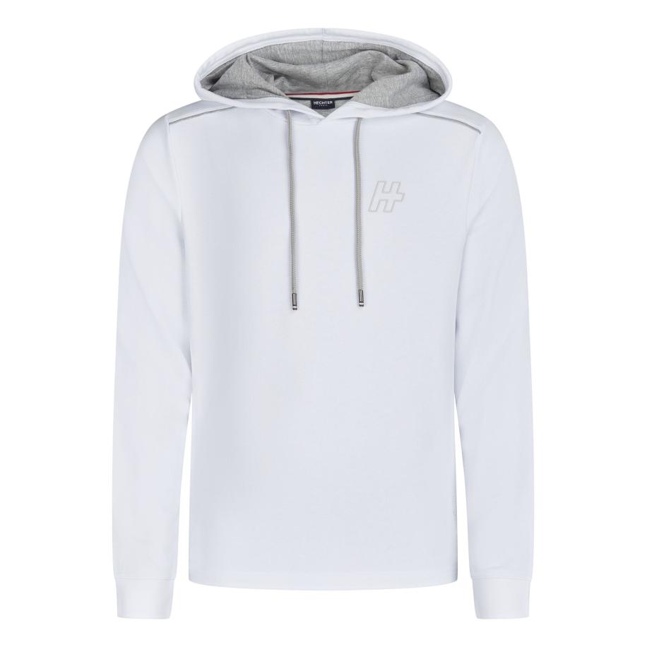HECHTER PARIS HECHTER PARIS Sweatshirt grijs / wit -