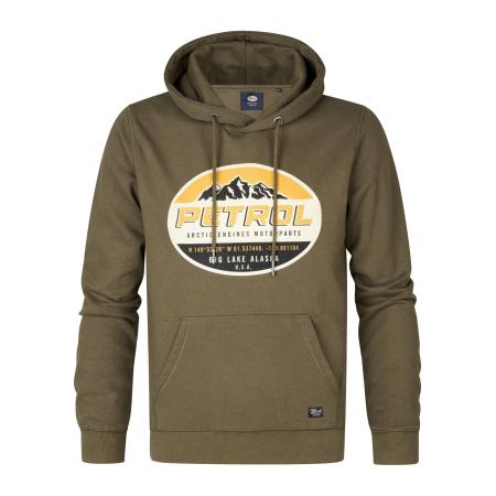 Petrol Industries Sweatshirt geel / groen / wit