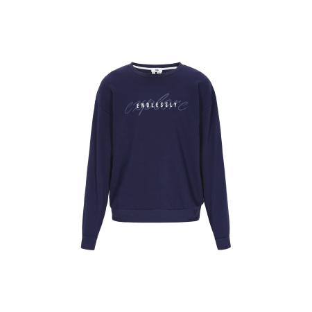 MO MO Sweatshirt Back To School navy / enziaan / wit