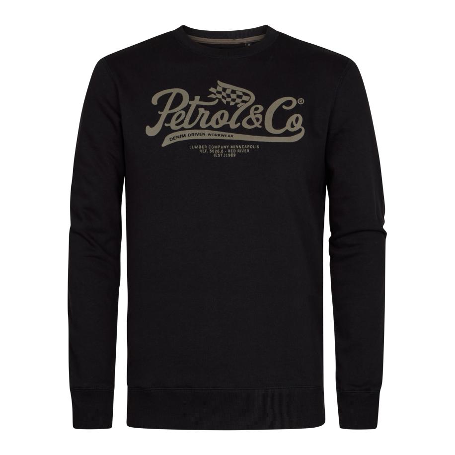 Petrol Industries Petrol Industries Sweatshirt zwart -