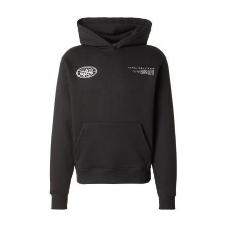 Alpha Industries ALPHA INDUSTRIES Sweatshirt World zwart / zilver / wit