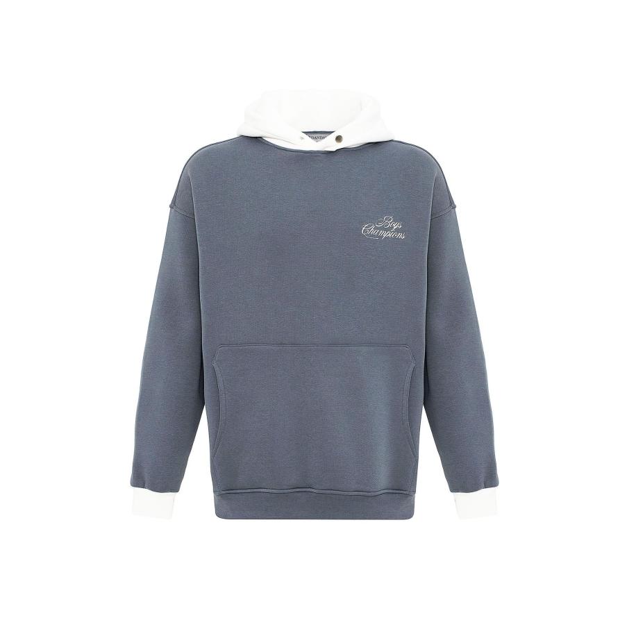 Dandalo Dandalo Trui duifblauw / offwhite -