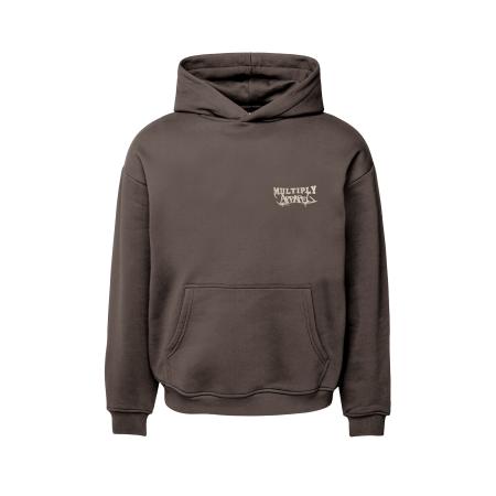 Multiply Apparel Multiply Apparel Sweatshirt Scholar chocoladebruin / lichtgrijs / zwart