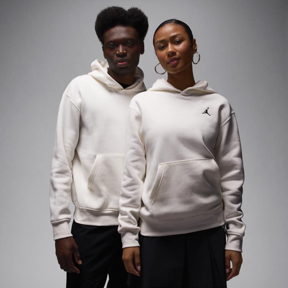 Jordan Brooklyn Fleece Hoodie voor heren - Wit Wit