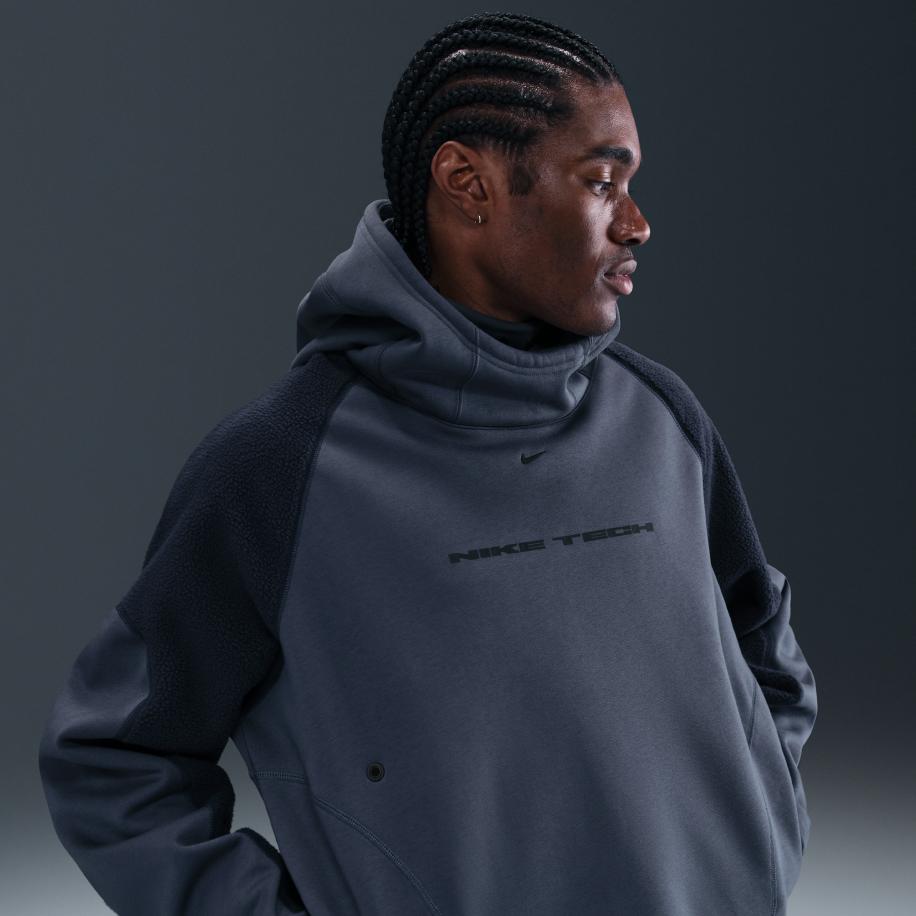 Nike Tech Boreas oversized hoodie voor heren - Blauw Blauw