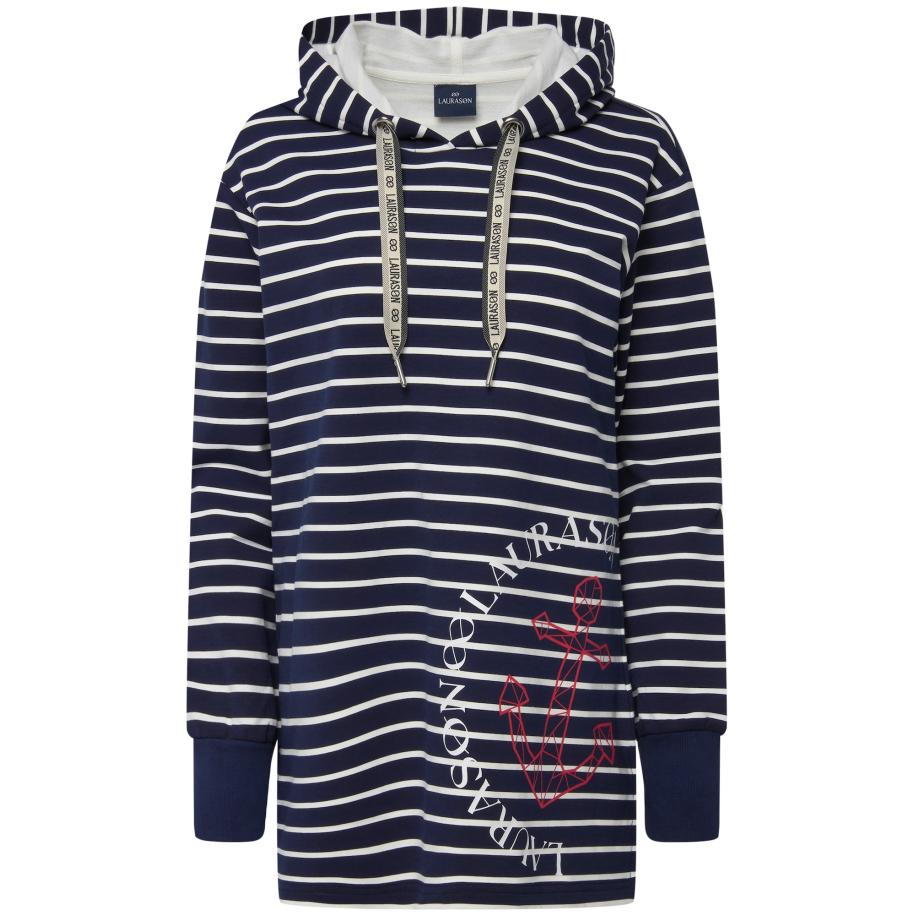 LAURASØN LAURASØN Sweatshirt marine / rood / wit -