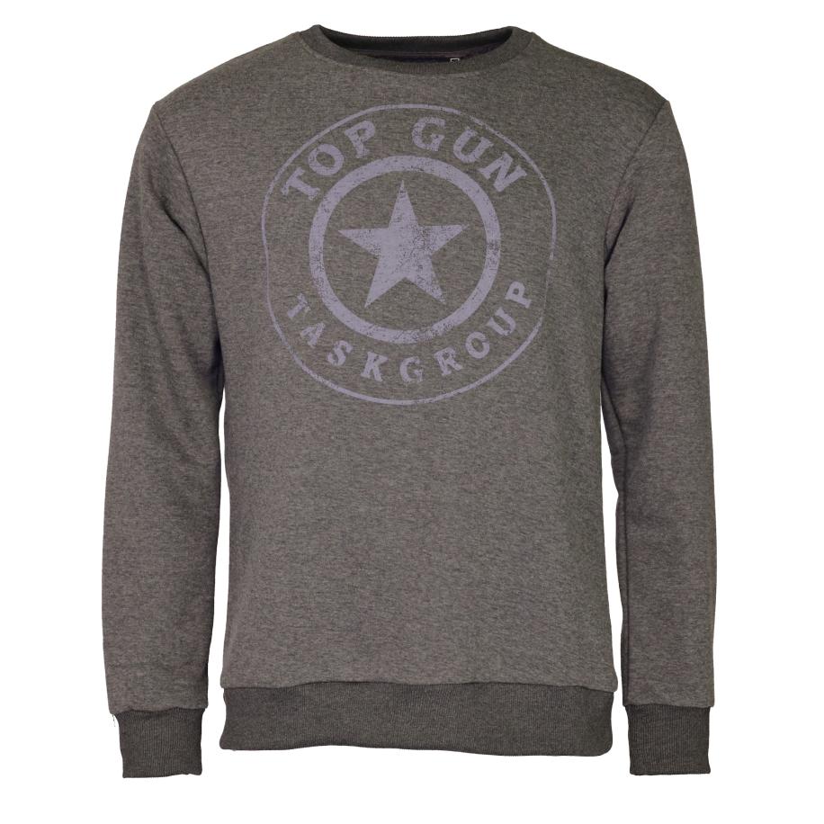 Top gun TOP GUN Sweatshirt antraciet / donkerlila -