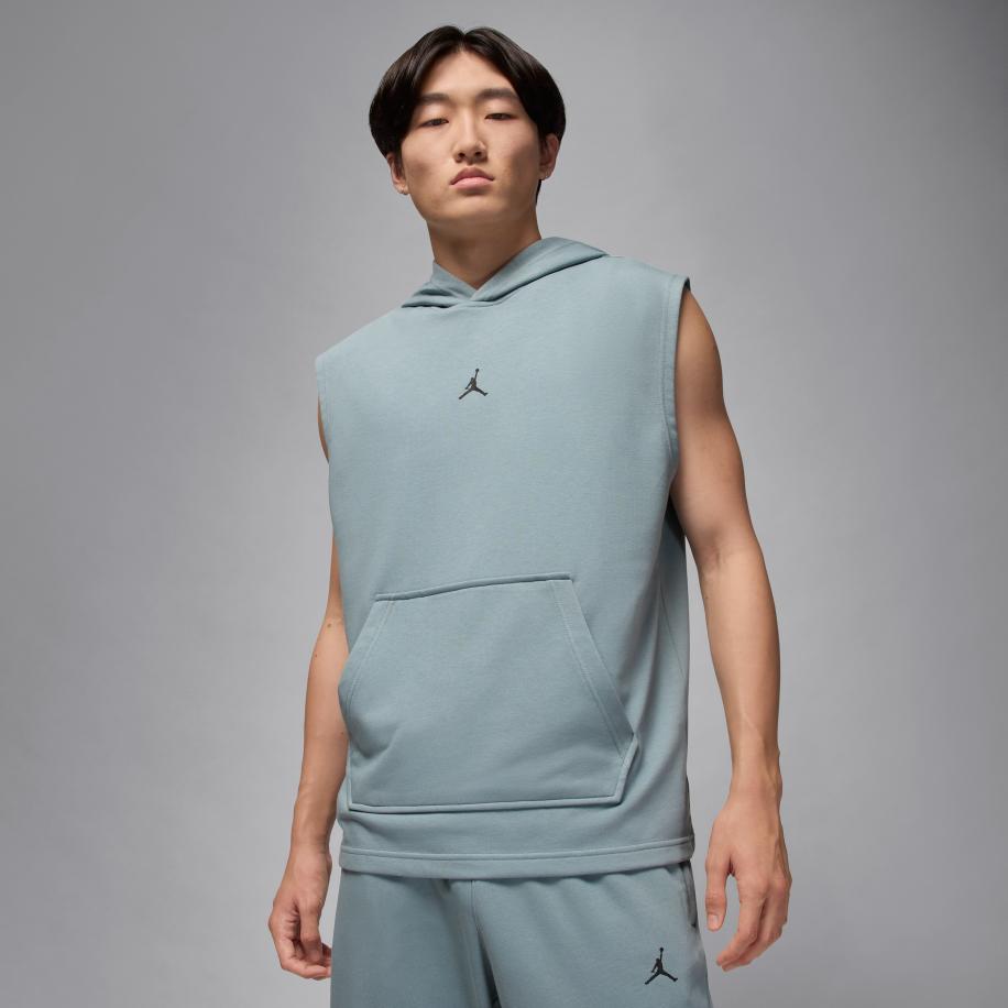 Jordan Sport Crossover Dri-FIT hoodie zonder mouwen voor heren - Grijs Grijs