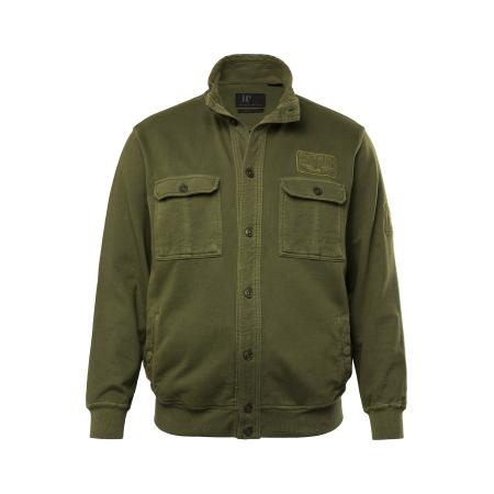 JP1880 JP1880 Sweatvest donkergroen