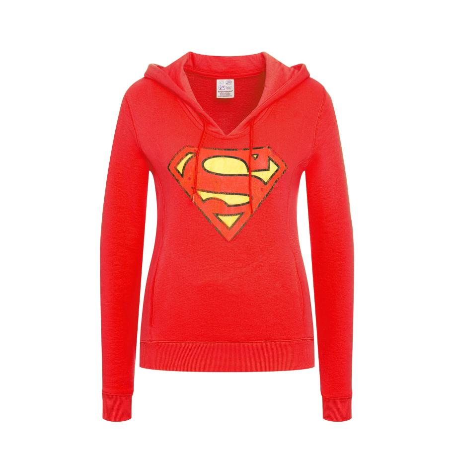 Logoshirt LOGOSHIRT Sweatshirt DC Comics - Superman rood -