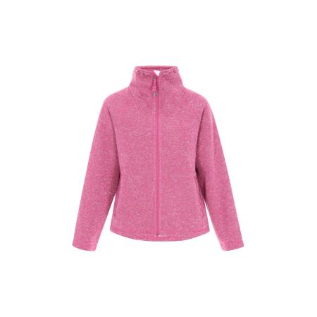 Schmuddelwedda Schmuddelwedda Fleece jas roze gemêleerd