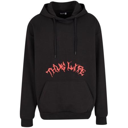 Thug Life Sweatshirt rood / zwart