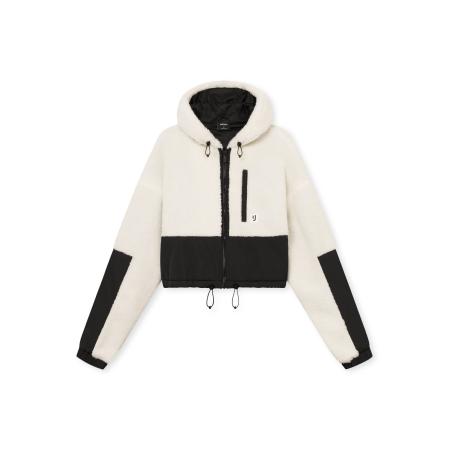 Johnny Urban Johnny Urban Fleece jas Carey crème / zwart