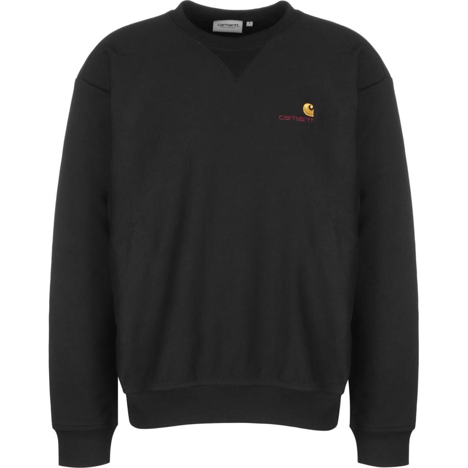 Carhartt WIP Carhartt WIP Sweatshirt American Script zwart -
