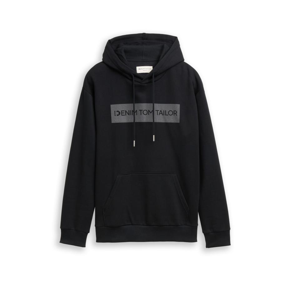 Tom Tailor TOM TAILOR DENIM Sweatshirt grijs / zwart -