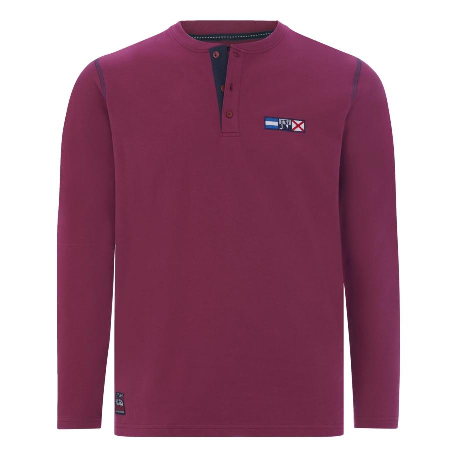 jan vanderstorm Jan Vanderstorm Sweatshirt Jornsen donkerrood -