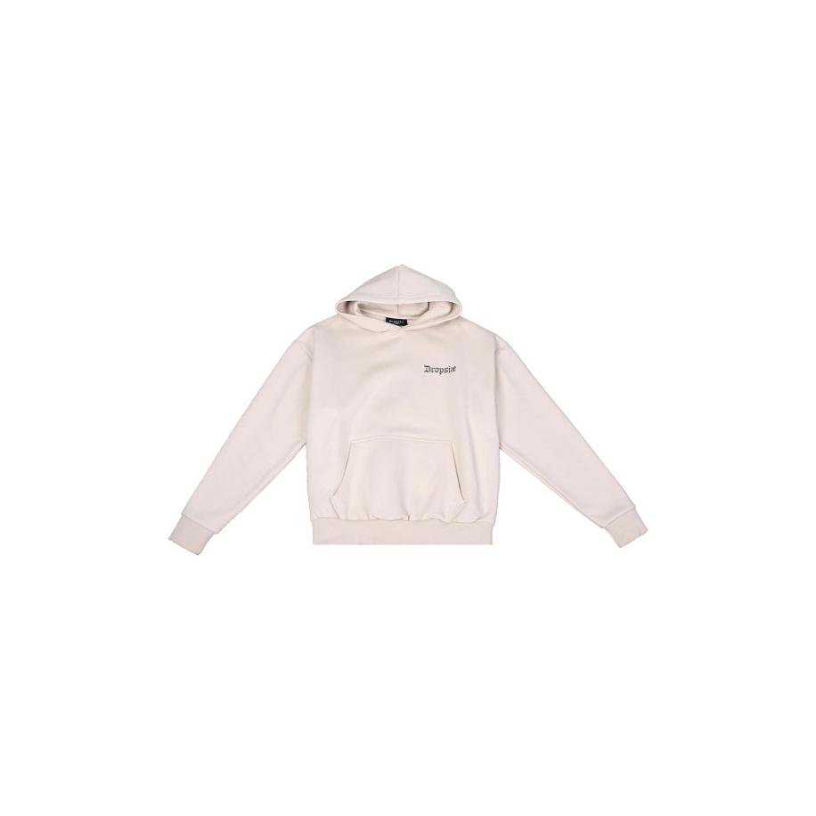 Dropsize Sweatshirt zwart / offwhite Wit