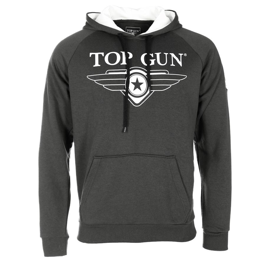 Top gun TOP GUN Trui Defender donkergrijs / wit -