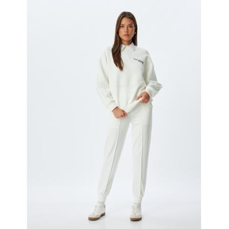 Koton Koton Sweatshirt zwart / natuurwit