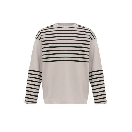 Dandalo Dandalo Sweatshirt lichtgrijs / zwart