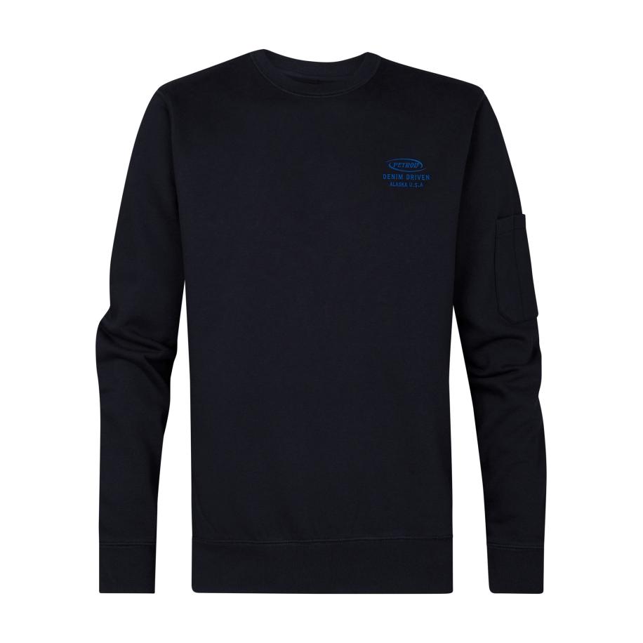 Petrol Industries Petrol Industries Sweatshirt nachtblauw / lichtblauw -