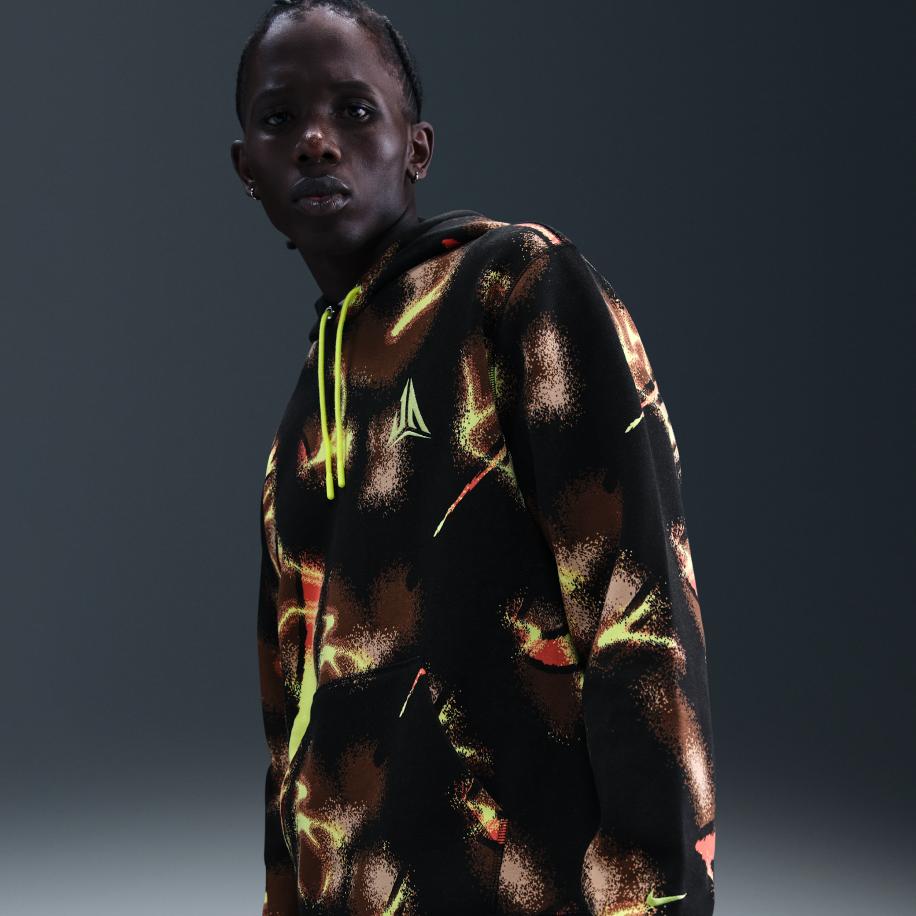 Ja Club Fleece hoodie voor heren - Geel Geel