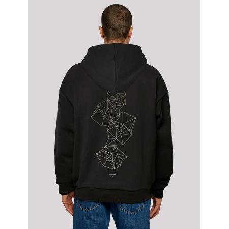 F4NT4STIC Sweatshirt Geometrics zwart / offwhite