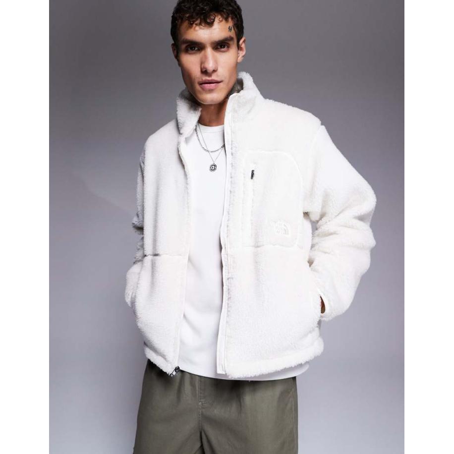 The North Face - Extreme Pile - Fleecejack van zwaargewicht borg in gebroken wit Wit