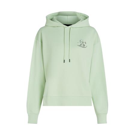 Karl Lagerfeld Karl Lagerfeld Sweatshirt KL x Jorge Parra mintgroen / zwart