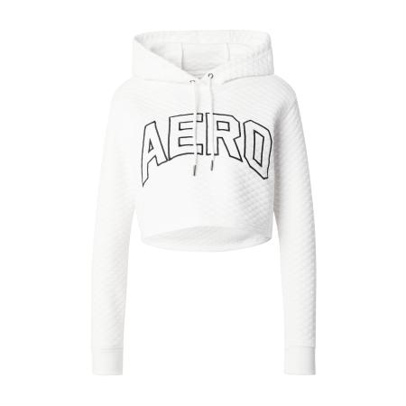 Aeropostale AÉROPOSTALE Sweatshirt zwart gemêleerd / offwhite