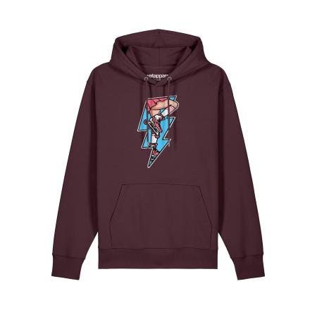 Watapparel Watapparel Sweatshirt Rollerskates beige / lichtblauw / rosa / donkerrood