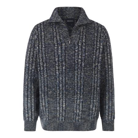 BABISTA Half-Zip Sweater blauw, Motief