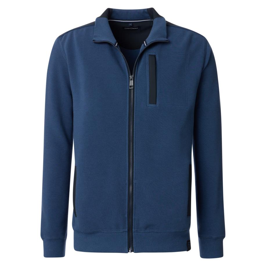 CASAMODA Sweatvest petrol Blauw